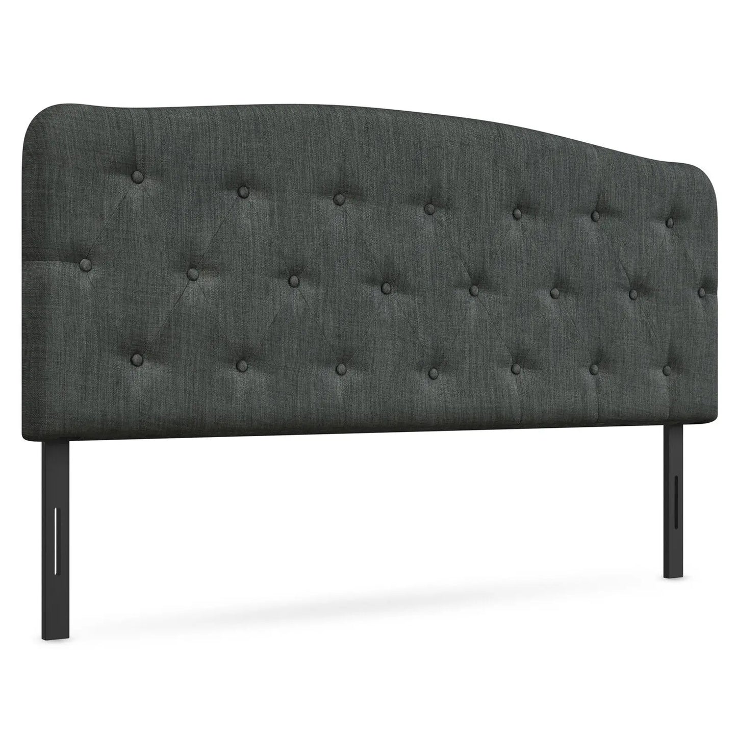 Full Size 
Linen Upholstered Button Tufted Adjustable Height Headboard.