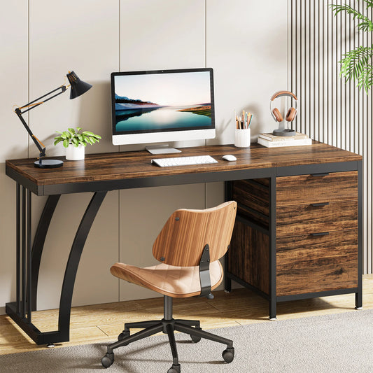 Home Office / Study, Writing / Computer Desk or Dressing Table w/ Reversible Drawers,