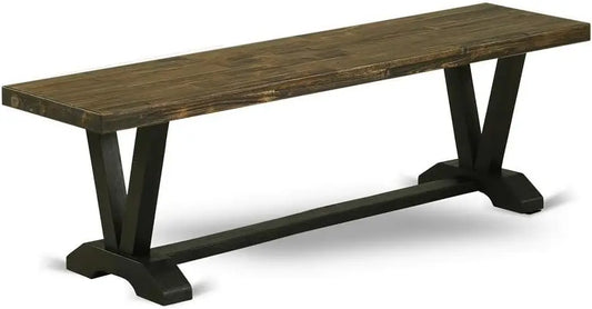 Versatile Rustic Wood Bench. Indoor / Outdoor, Porch or Patio.